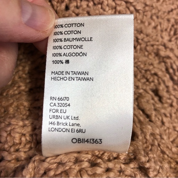 Free People Seasons Change Sweater In Almond Mock Neck Cable Knit - Picture 10 of 10